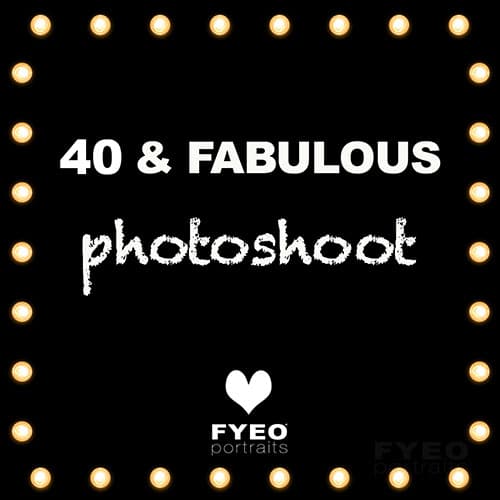 40th birthday photoshoot at FYEO